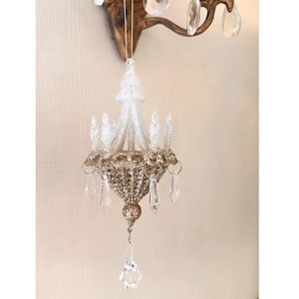 画像1: アクリルクリスタルシャンデリアオーナメント (1)